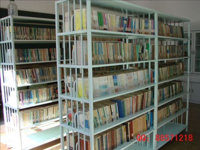 鋼制圖書貨架 整體鋼書貨架,全鐵質圖書貨架,鐵皮鋼貨架