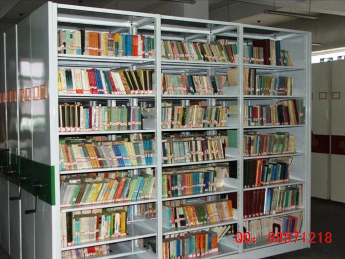 手搖移動書架 移動密集書架,手搖密集書架,手動密集圖書架