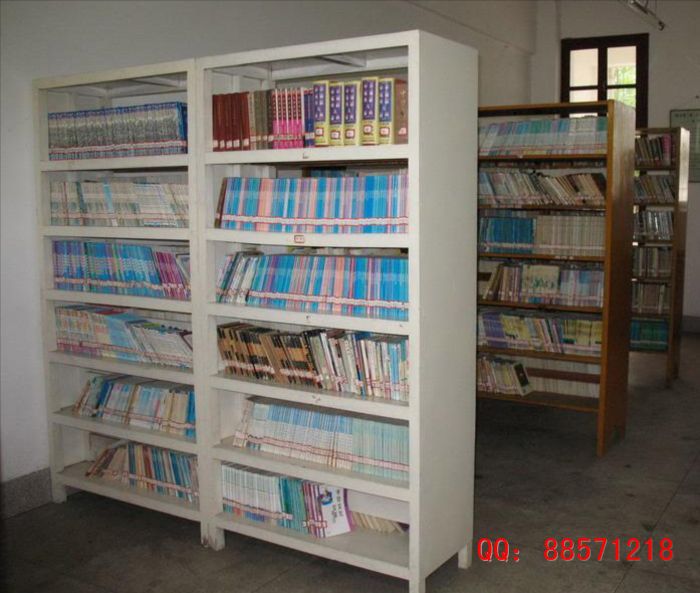 鋼制六層單面書柜 六層單面鋼制書柜,單體鋼制書柜,焊接式鐵書架