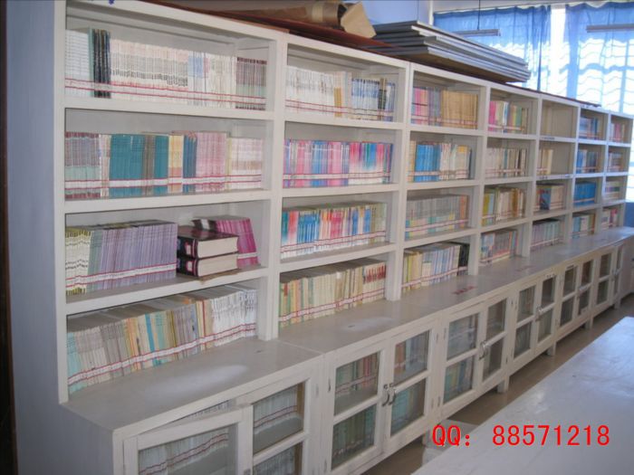 圖書收藏閱覽柜 上下小大書柜,上空下門書柜,帶門圖書架