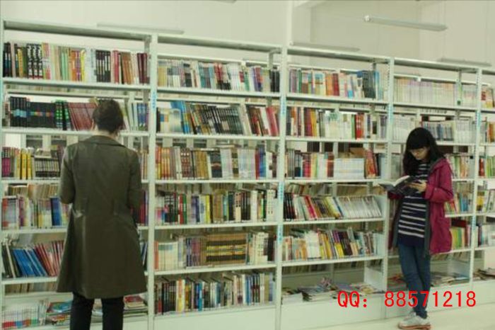 鋼制閱覽圖書架 鋼制閱讀書架,全鋼閱覽書架,鐵皮閱覽室圖書架