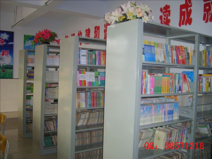 書屋閱覽室鋼書架 圖書屋專用閱覽書架,六層學習圖書架,閱讀用圖書架