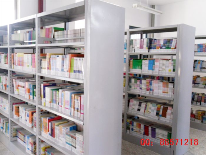 五層雙面圖書架子 鋼制五層書架,五層雙面書架,鋼制五層架