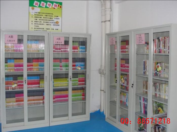 閱覽圖書柜 玻璃門圖書柜,閱覽室圖書架,玻璃移門圖書架