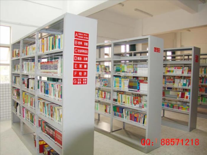 三節六層圖書架 三節連排書架,三節六層鐵書架,六層圖書架