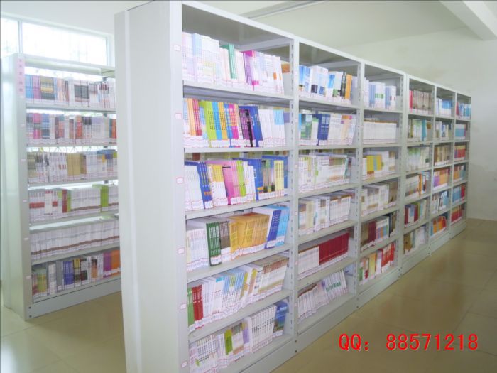 3米長圖書架 3節一排書架,一列3組書架,3米長鐵書架