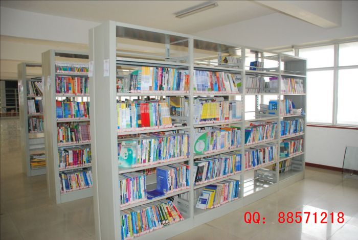 四連體加高書架 四連全鋼書架,四聯一排圖書架,四聯一組書架