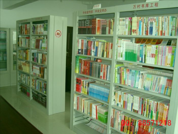 萬村書庫專用圖書架 圖書庫鋼制書架,雙柱雙面圖書架,圖書庫房專用鐵書架